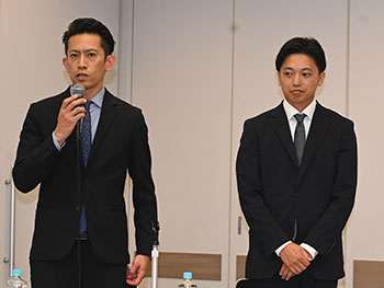 後半の座長（老川秀紀先生、浜口潤也先生）